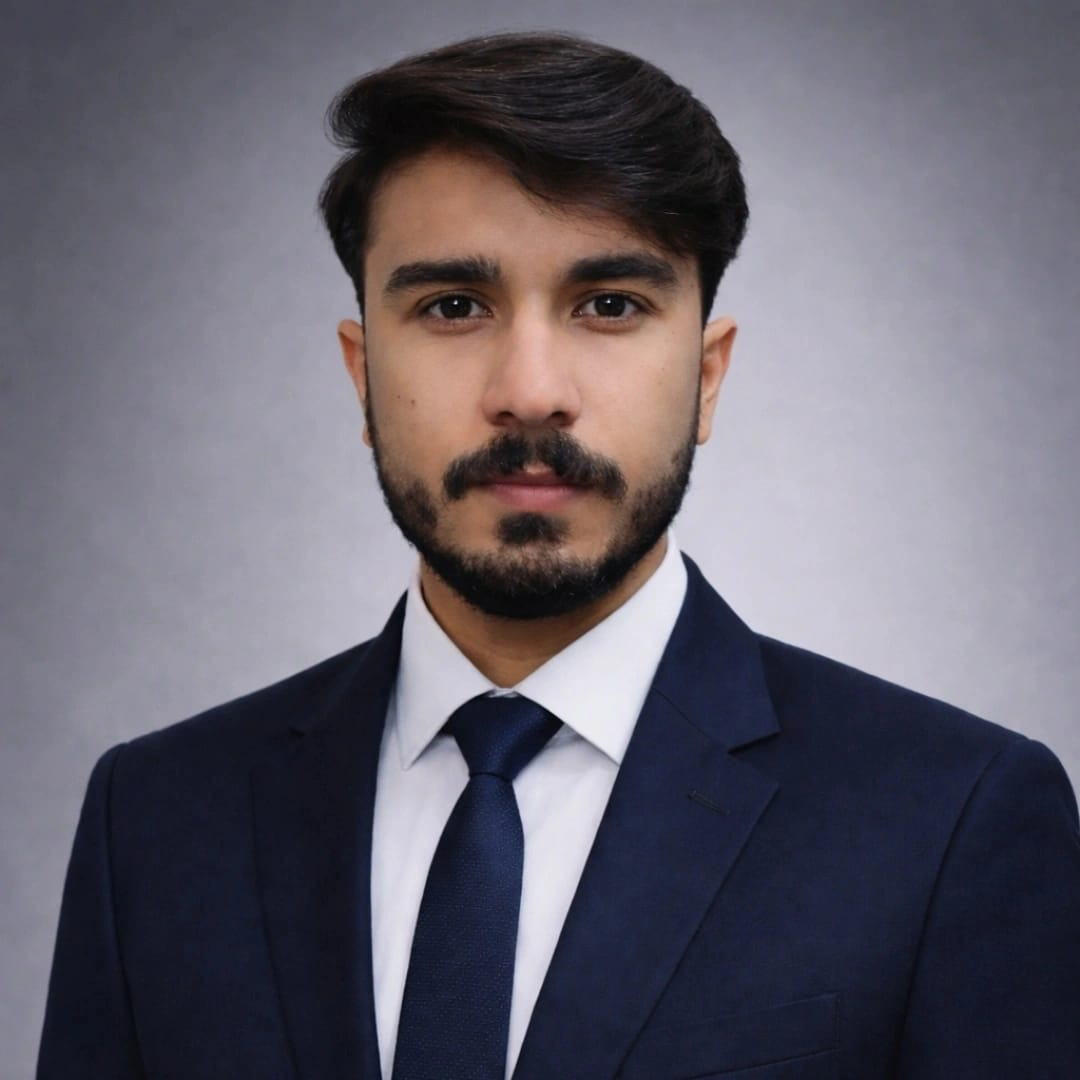 Portrait of Muhammad Umer Khan, Co-Founder and CEO of Neurals Solutions